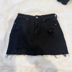 PacSun Black Denim Skirt